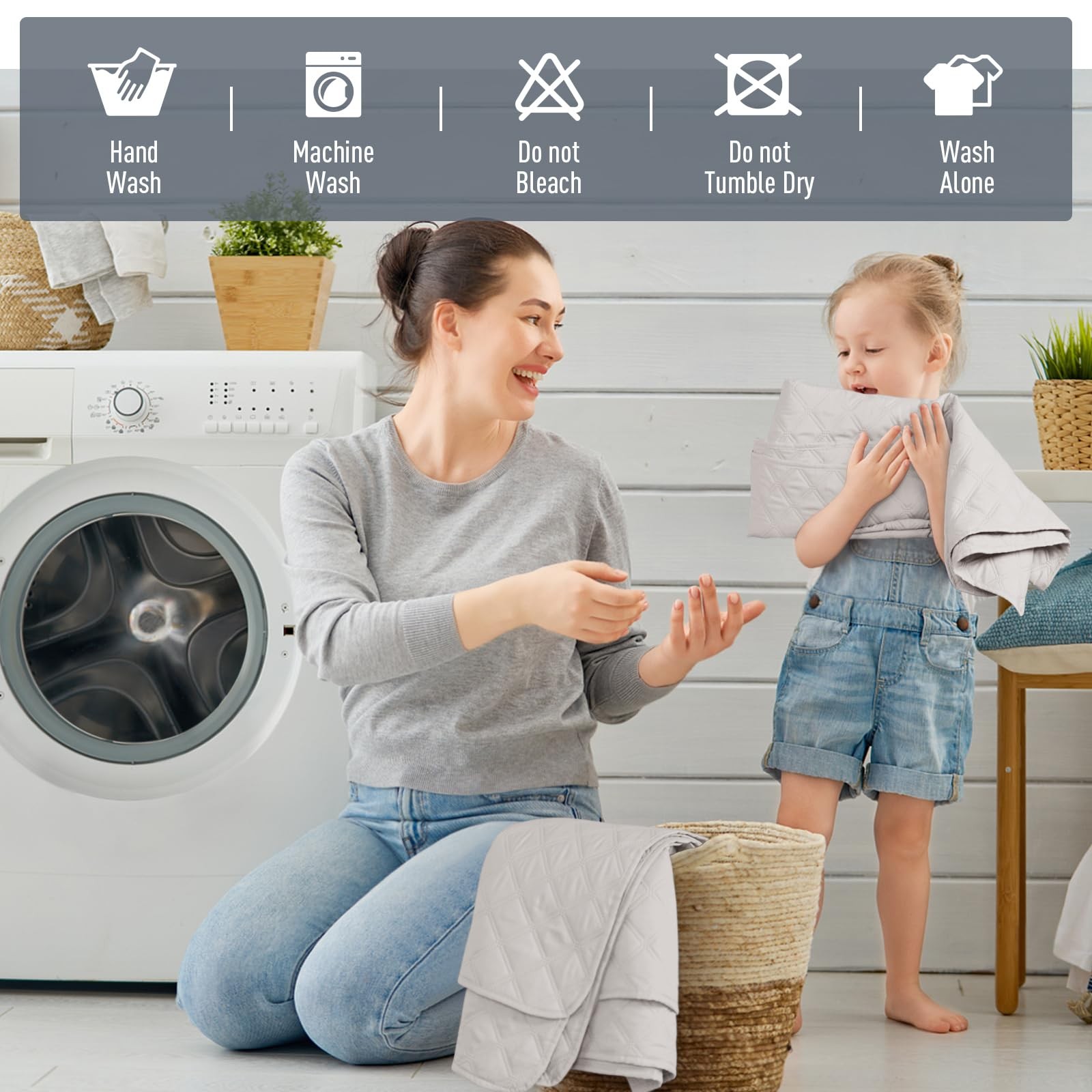 100% Waterproof Reversible Chaise Couch Cover for L Sectional U Shape Ottoman... thumbnail 7