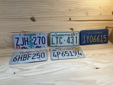 Vintage Collectible License Plates California...