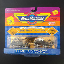 Micro Machines Semi Truck Collections 2 Military Convoy Diecast Set No. 6407