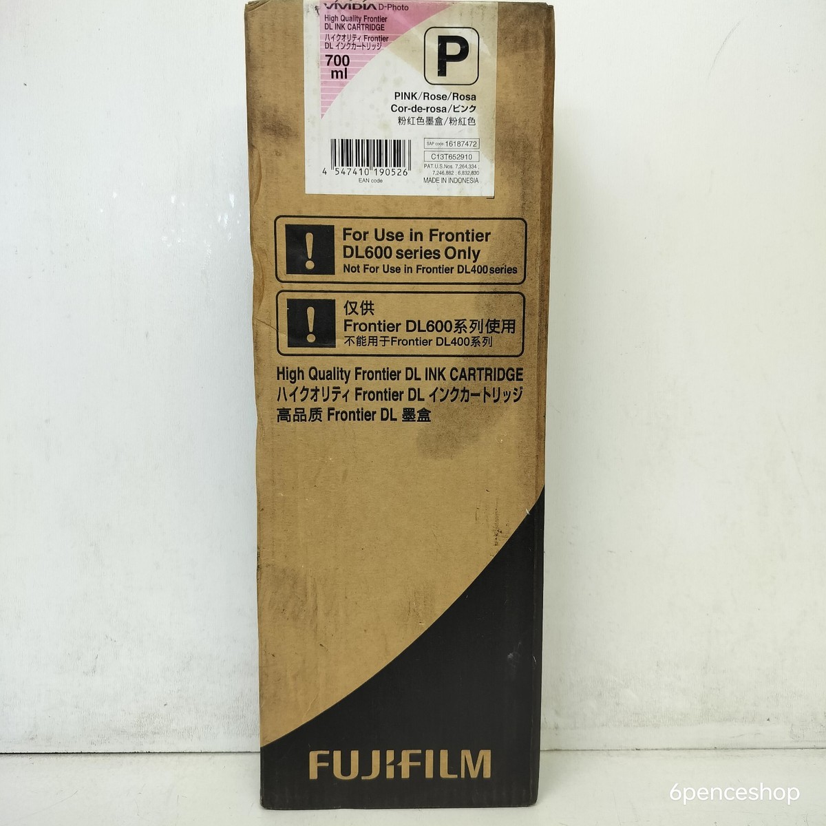 Imperfect Box-Exp. 04/2028 Fujifilm C13T652910 Pink 700ml Ink