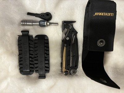 Leatherman Multitool Mut With Bit Kit, Ratchet Extension, Driver ,Other Ratchet