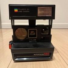 Polaroid 600 Land Camera Instant Camera Auto Focus Black Rare