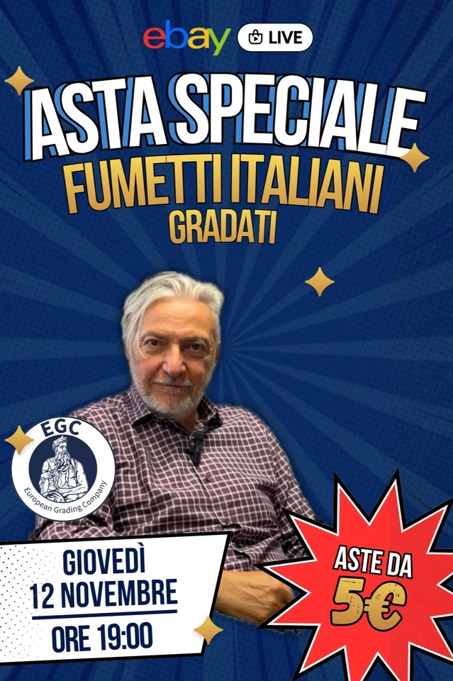 Asta fumetti gradati - FUMETTI ITALIANI - A partire da 5€ (EGC Comics)