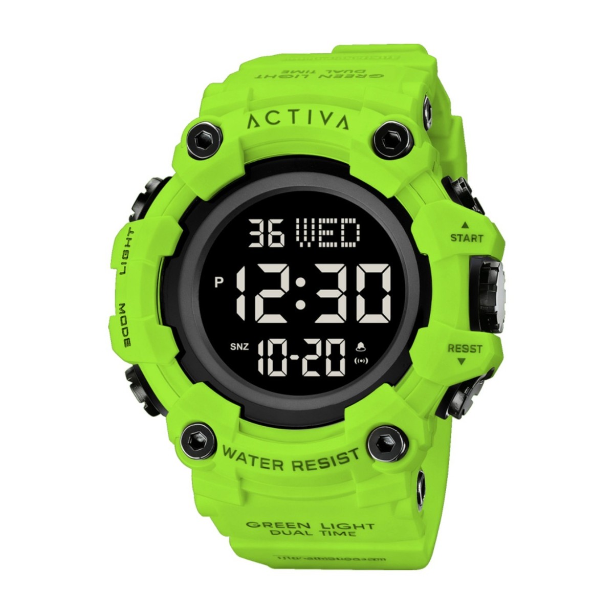 Activa Kadron X Invicta Digital Men's Watch - 53mm, Green (ACW1968