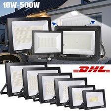 LED Strahler Außen Fluter 10W-500W mit Bewegungsmelder 230V IP65 Scheinwerfer