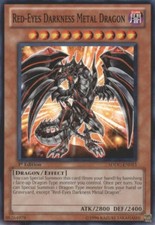YuGiOh Red-Eyes Darkness Metal Dragon SDDC-EN013 Common Englisch Excellent 1st