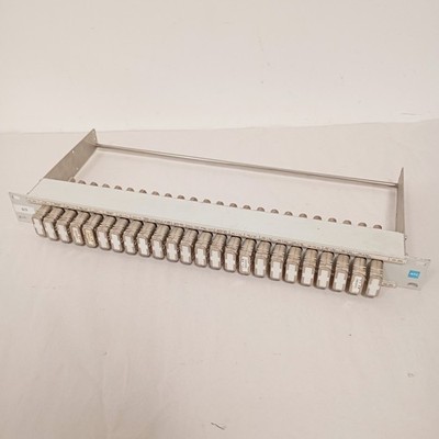 AVC 1HE 24-Way MUSA to BNC Video Patch Panel + 24x Canford Narrow U-Links