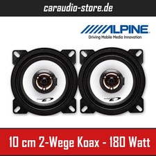 Alpine SXE-1025S 2-Wege Koaxial-System 10cm Auto-Lautsprecher 100mm 180Watt Max