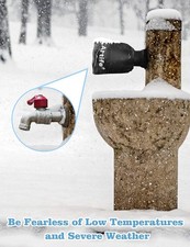 4 Pack Artife Insulated Outdoor Faucet Covers Winter Freeze Protection Hose Bib