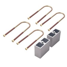 Universal Leaf Spring Lowering Block Kit, 3 Inch, 2-1/2" Wide, 5" Long, 3IN