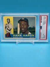 1960 Topps #300 Hank Aaron PSA 4 CENTERED