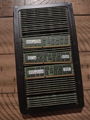 50 Kingston 16GB PC3-12800R RDIMM DDR3 1600 ECC Server Memory RAM KVR16R11D4/16