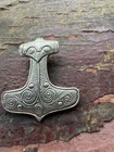 Espeland Sterling silver viking The hammer of Thor pendant Norway vtg 650