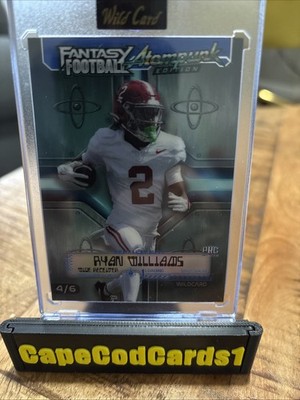 Wild Card Atompunk Ryan Williams Rookie Serial Numbered Football Card 2026 4/6