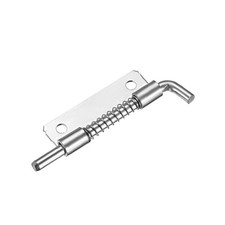 uxcell 5pcs Carbon Steel Lock Bolt Spring Loaded Pin Latch 93mm Long Right