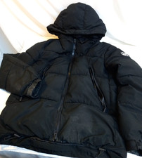 Zara Black Padded Puffer Coat Hooded Winter Warm Ladies EU S Excellent Condition