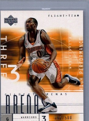 2001-02 Upper Deck Flight Team - Gilbert Arenas #119 Portrait /500 (RC)