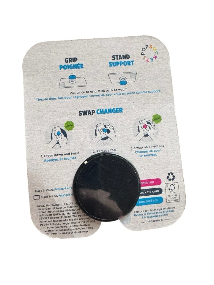 PopSockets Soporte de Agarre para Teléfono Libélula POPGRIP Celular Móvil Verde azulado Plegable Nuevo Foto 2 de 3