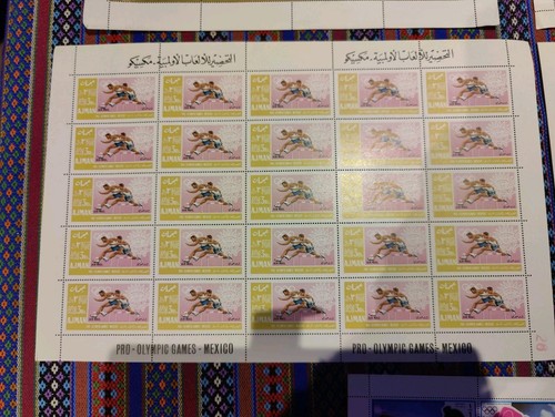 4 Sheets/93 Stamps + Poster Sheet Ajman/Fujeira OLYMPICS Perfect Unused - Picture 10 of 17