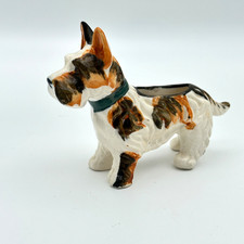 Occupied Japan Scottish Terrier Ceramic Planter Scotty Dog Figurine 3 x 4.5 inch