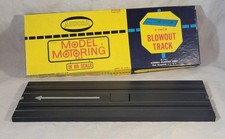 Vintage 1962 Aurora Model Motoring 9" Blowout Track Slot Car MIB