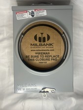 Milbank Meter Socket Series U-125 Type 3 R Enclosure 125 Amp. 3 Wire 600 VAC