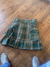 Men's Fashion Sport Tartan Utility Kilt Deluxe Adjustable Sizes Pocket Sz 38