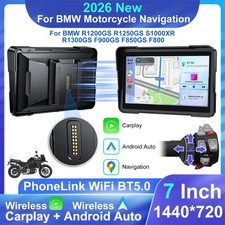 for 7 Inch BMW Motorcycle CarPlay GPS Navigation Data Reading Native Wonder TPMS