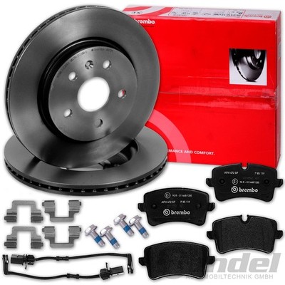 brembo BREMSSCHEIBEN 330mm + BELÄGE HINTEN für AUDI A6 A7 4G C7 auch Allroad