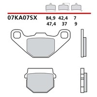 Brembo Hinteres BREMSBELAGE-KIT FUR Aprilia RX E4 125 18-20-COD.07KA07SX