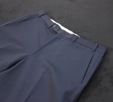 JB Britches Torino Wool Pants Mens 35 R Navy Pleated Dress Slacks Made in Italy