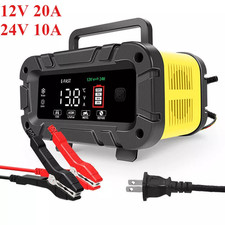 20a Portable Battery Charger 12v24v Smart Automatic Charger For Car Motorcycle 20a Portable Battery Charger 12v24v Smart Automatic Charger For Car Motorcycle