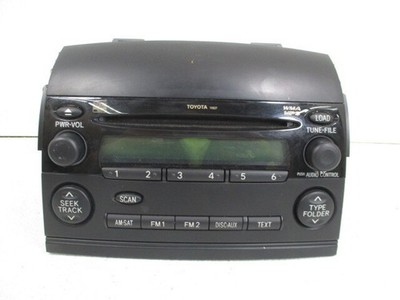 2008-2010 Toyota Sienna MP3 6 CD Changer Radio Receiver Face ID P1827 OIEM LKQ