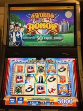 WMS BB2 SWORDS OF HONOR SLOT MACHINE GAME & OS SET SUPER FUN THEME GREAT BONUS