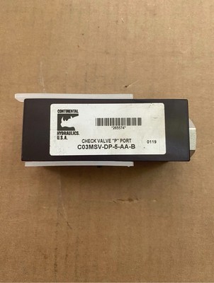 Modular Check Stack Valve Continental C03MSV-DP-5-AA-B