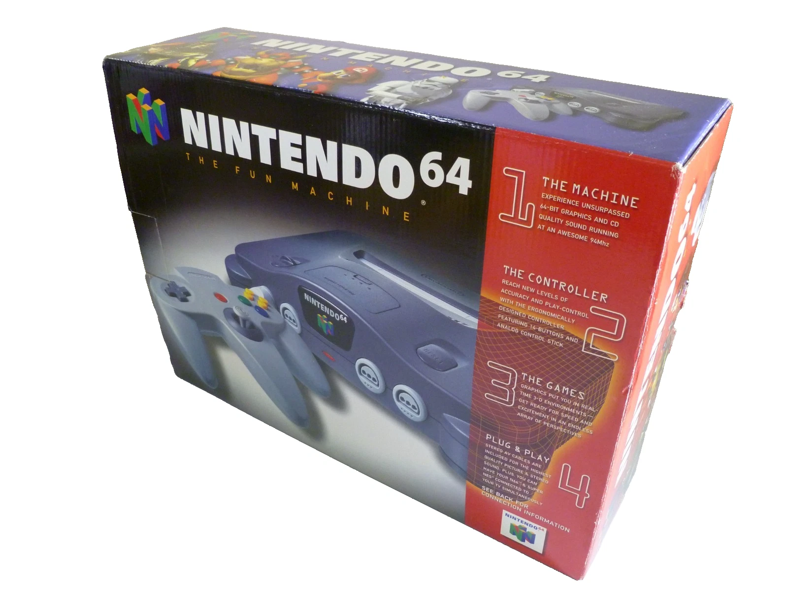 1996 Original Launch Nintendo 64 N64 Vintage Console retro game collectable used