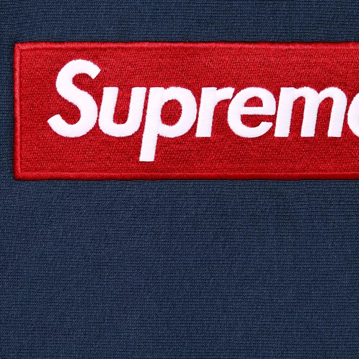 Supreme FW24 Hooded Box Logo Sweatshirt Hoodie Navy SIZE Supreme FW24 Hooded Box Logo Sweatshirt Hoodie Navy SIZE