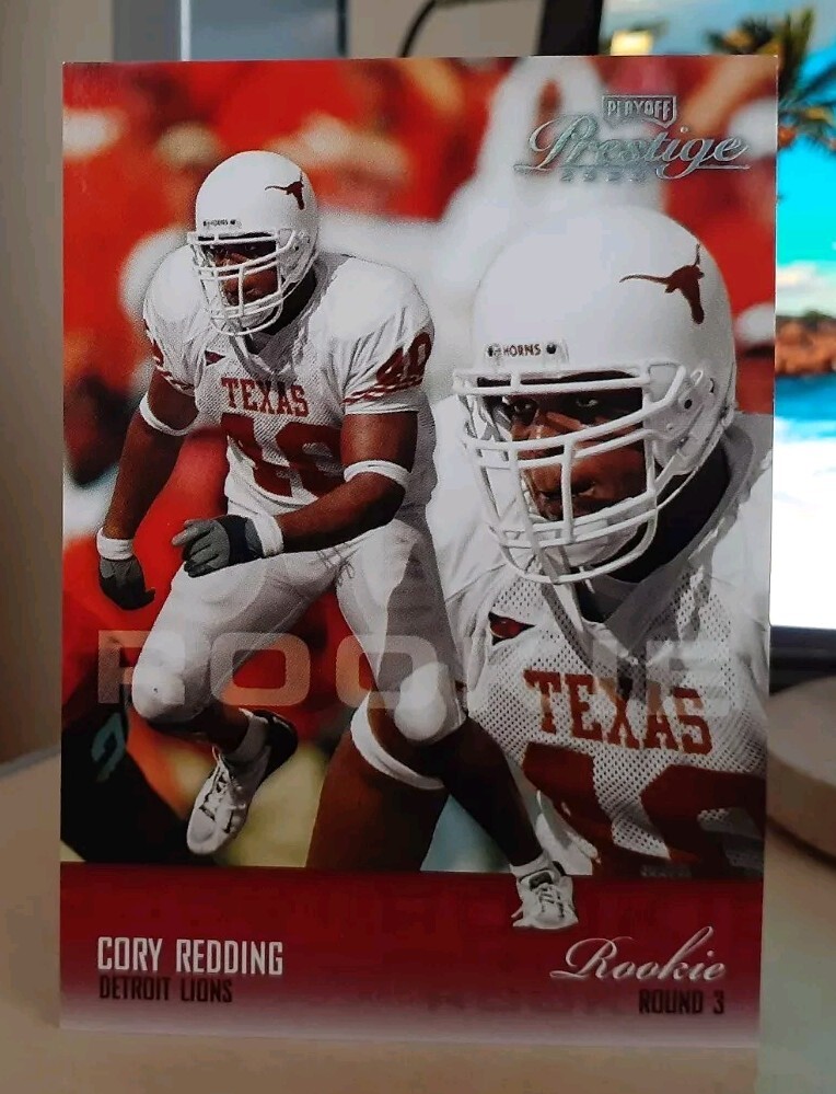 2003 Playoff Prestige Cory Redding #206 Rookie TEXAS LONGHORNS DETROIT LIONS RC