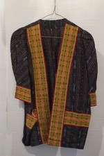 Vintage 1990s traditional fabric jacket Southeast Asia