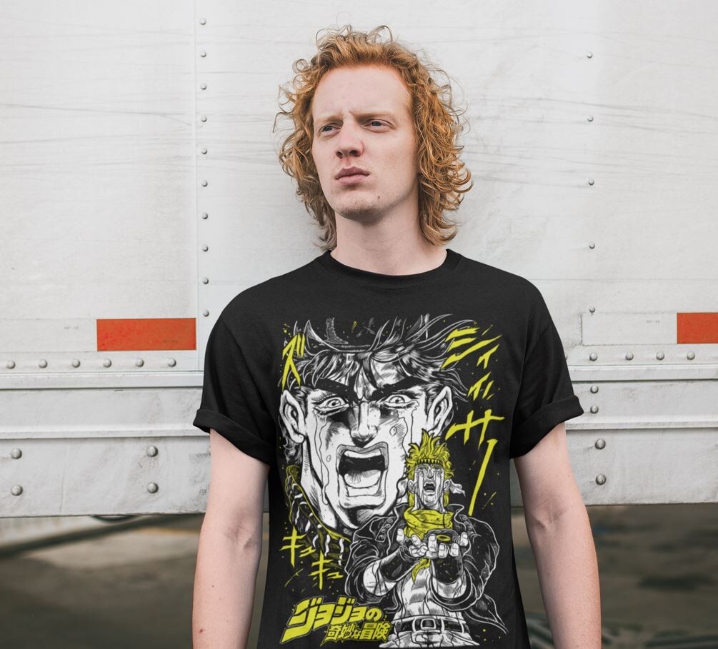 Joseph Joestar T-Shirt Jojo 's Bizarre Adventure Anime Manga Gift