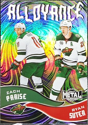 2020-21 Skybox Metal Univ. Alloyance Zach Parise/Ryan Suter #AL-20 *Buy 2 Get 1