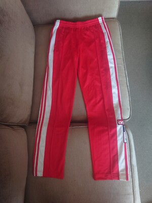 Adidas Originals Adibreak Popper Track Pants RED UK Size 8 
