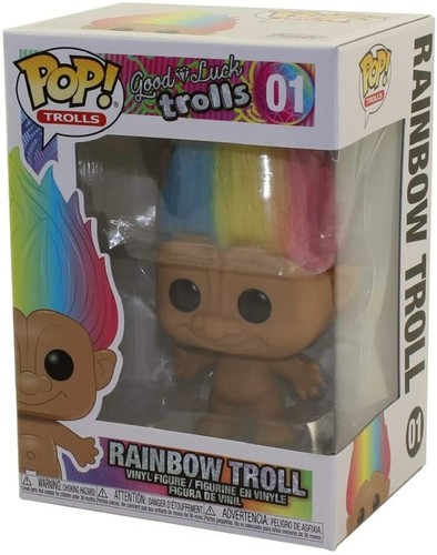 ❤️2019 Funko Pop Rainbow Troll # 01 Figurine Good Luck Trolls Collectible NEW!❤️ - Picture 11 of 12