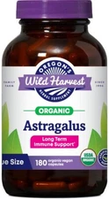 Organic Astragalus Root 180 Count Herbal Supplement Nutritional Support