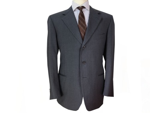 PAL ZILERI Traje Gris 100% lana, 3 botón Blazer US 44 EU 54 | eBay