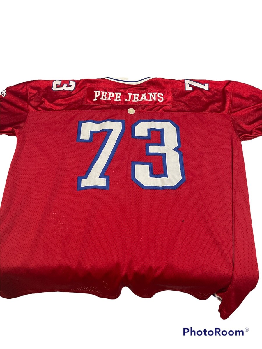 Preowned Pepe Jeans UK Football Team # 73 Stitch Jersey Size XL R1