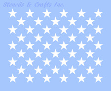 0.30" STAR "50 STARS" MINI STENCIL AMERICAN PATRIOTIC FLAG TEMPLATE PAINT NEW