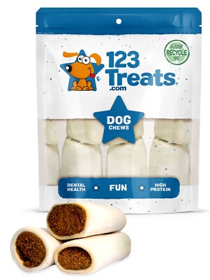 Stuffed Shin Bones with Peanut Butter Flavor - Small (3-4'') or Large (5-6'')