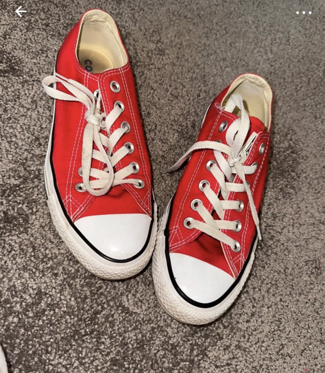 Red Converse Ct Dainty Size UK Converse Chuck Taylor All Star