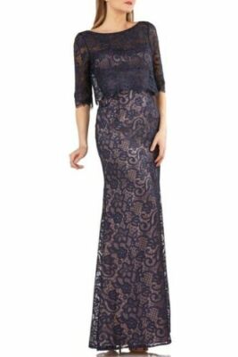 mango puff sleeve embroidered dress self-portrait - Champagne Sequin Embroidered Maxi Dress main image 1